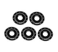 Sourcingmap Rheostat Variable Transformer Potentiometer Control Dial Face Plate 5pcs