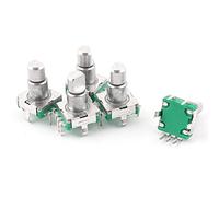 Sourcingmap Rotary Encoder Push Button Switch Key Switch Components, 6 Mm, 5 Pieces