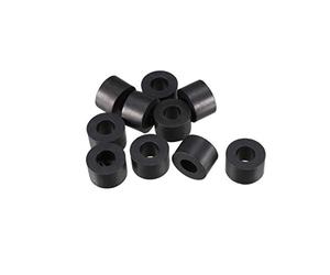 sourcingmap Rubber Flat Washers 16mm OD 8mm ID 10mm Thickness for Faucet Pipe Water Hose, Pack of 10