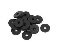 sourcingmap Rubber Flat Washers 18mm OD 5mm ID 2mm Thickness for Faucet Pipe Water Hose, Pack of 20