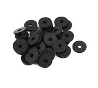 sourcingmap Rubber Flat Washers 18mm OD 5mm ID 2mm Thickness for Faucet Pipe Water Hose, Pack of 50