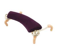 sourcingmap® Rubber Shoulder Durable Holder Portable Maroon Flannel Pad 1/2 Violin Rest