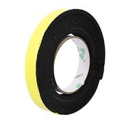 Sourcingmap Sealing Foam Tape 20mm Wide 6mm Thick 2m/6.56ft Long, Self Adhesive Weather Strip for Window Door Insulation, Yellow Black