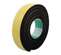 Sourcingmap Sealing Foam Tape 40mm Wide 10mm Thick 2m/6.56ft Long, Self Adhesive Weather Strip for Window Door Insulation, Yellow Black