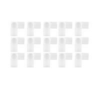 Sourcingmap Shoe Rack Accessories Connectors, 16mm Inner Diameter for Repair Assembled Wardrobe 3 Way, Replacement of Parts 15 Pcs