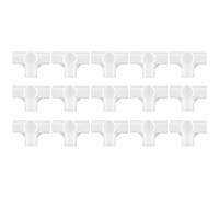 sourcingmap Shoe Rack Accessories Connectors, 16mm Inner Diameter for Repair Assembled Wardrobe 4 Way, Replacement of Parts 15 Pcs