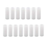 Sourcingmap Shoe Rack Accessories Connectors, 16mm Inner Diameter for Repair Assembled Wardrobe Straight Pipe Tube Connector, Replacement of Parts 15 Pcs