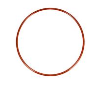 sourcingmap Silicone O-Ring, 125mm OD, 118mm ID, 3.5mm Width, VMQ Seal Rings Gasket, Red