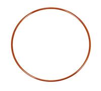 sourcingmap Silicone O-Ring, 130mm OD, 123.8mm ID, 3.1mm Width, VMQ Seal Rings Gasket, Red
