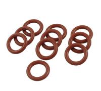 Sourcingmap Silicone O-Ring, 18mm OD, 12mm ID, 3mm Width, VMQ Seal Rings Gasket, Red, Pack of 10