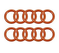 sourcingmap Silicone O-Ring, 24mm OD, 17mm ID, 3.5mm Width, VMQ Seal Rings Gasket, Red, Pack of 10