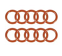 sourcingmap Silicone O-Ring, 26mm OD, 19mm ID, 3.5mm Width, VMQ Seal Rings Gasket, Red, Pack of 10