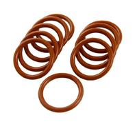 Sourcingmap Silicone O-Ring, 28mm OD, 22mm ID, 3mm Width, VMQ Seal Rings Gasket, Red, Pack of 10