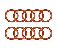 sourcingmap Silicone O-Ring, 30mm OD, 23mm ID, 3.5mm Width, VMQ Seal Rings Gasket, Red, Pack of 10