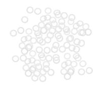 Sourcingmap Silicone O-Rings, 12mm OD 8mm ID 2mm Width VMQ Seal Gasket for Compressor Valves Pipe Repair, White, Pack of 50