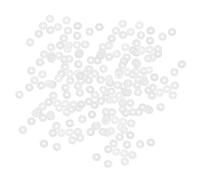 Sourcingmap Silicone O-Rings, 3mm OD 1mm ID 1mm Width VMQ Seal Gasket for Compressor Valves Pipe Repair, White, Pack of 200