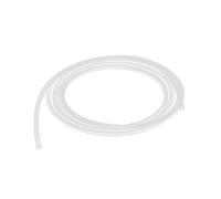 Sourcingmap Silicone Tube, 2mm ID, 4mm OD, 6.56ft, Flexible Silicone Rubber Tubing, Water Air Hose Pipe, Transparent, for Pump Transfer