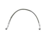 sourcingmap Silver Tone 45cm Stainless Steel Hydraulic Oil Hose for Motorcycle