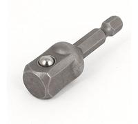 Sourcingmap Socket Adapter Adaptor Set 1/4" Hex Shank to 1/2" Impact Driver Drill