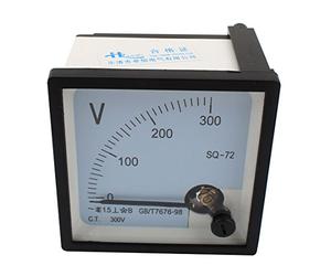 sourcingmap SQ-72 Class 1.5 AC 0-300V Analog Square Voltmeter Panel Volt Meter