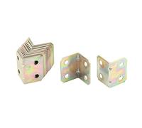 Sourcingmap Stainless Steel L Shaped Furniture Fixing Brace Joint Angle Bracket 20 x 20 x 29mm 20 Pcs