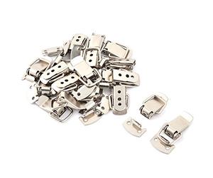 Sourcingmap Suitcase Tool Box Metal 47mm Long Buckle Toggle Latch Lock Hasp 19 Sets