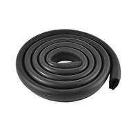Sourcingmap Table Corner Softener Safety Protection Cushion Guard 2M Long Black