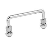 Sourcingmap Toolbox 10mm Male Thread Dia 120mm Long Surface Mount Folding Pull Handle Grip
