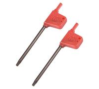 Sourcingmap Torx Screwdriver, T10 S2 Flag Handle Star Driver Key Wrench Spanner 2 Pcs