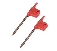 Sourcingmap Torx Screwdriver, T6 S2 Flag Handle Star Driver Key Wrench Spanner 2 Pcs