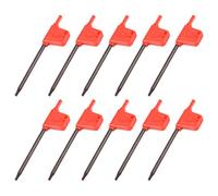 Sourcingmap Torx Screwdriver, T8 S2 Flag Handle Star Driver Key Wrench Spanner 10 Pcs