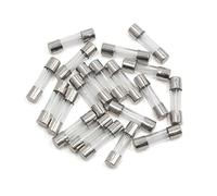 sourcingmap Universal 20Pcs 5 x 20mm 7A Fast Blow Type Glass Tube Fuse for Car Vehicle