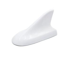 sourcingmap Universal Auto Car White Plastic Shark Fin Roof Decorative Antenna Aerial