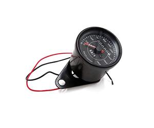 sourcingmap Universal Black Housing Motorcycle Speedometer Odometer Gauge 0-180Km/h