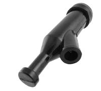 Sourcingmap Universal Motorcycle Spare Part Plastic Resister Cover Black | Heat shield protector sleeve for car