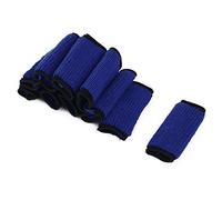 sourcingmap Volleyball Basketball Elastic Finger Sleeve Cover Guard Protector 10pcs Dark Blue