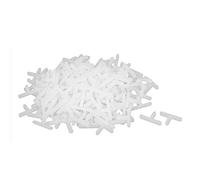 sourcingmap Wall Floor Tile Plastic T Type Spacer Tiling Tool 3mm White 200pcs