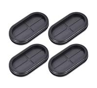 Sourcingmap Wire Protector Oil Resistant Armature Oval Rubber Grommets 30x60mm Mounting Dia 4Pcs