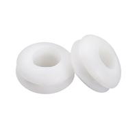 Sourcingmap Wire Protector Oil Resistant Armature Rubber Grommet 5mm Inner Dia 100Pcs White