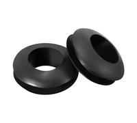 Sourcingmap Wire Protector Oil Resistant Armature Rubber Grommet 6mm Inner Dia 300pcs Black