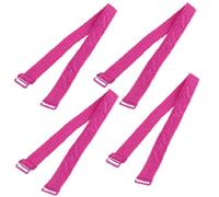 Sourcingmap Women 1.7cm Wide Flower Pattern Fuchsia Stretch Bra Shoulder Straps 4 Pcs