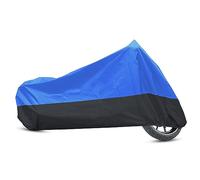 sourcingmap XXL 190T Motorcycle Cover Blue&Black UV water resistant 104inch