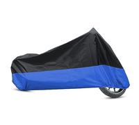 sourcingmap XXXL 180T Motorcycle Cover Black Blue Waterproof UV Protector