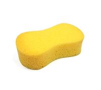 sourcingmap Yellow Portable 8 Shaped Car Automobile Washing Cleaning Sponge Pad