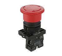 Sourcingmap ZB2-BE102C Emergency Stop Latching Red Push Button Switch NC 240V 3A