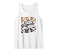 Sourdough and Scripture Christian Bread Baker Bible Study Tank Top