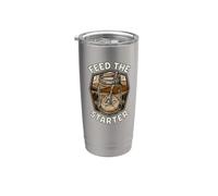 Sourdough Baker Bread Making Feed The Starter Stainless Steel Insulated Tumbler