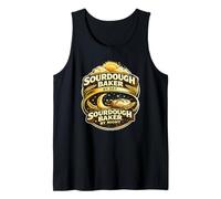 Sourdough Baker By Day By Night Sourdough Bread Baking Pun Tank Top