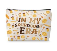 Sourdough Baker Gifts Makeup Bag Pastry Chef Gifts for Women Bread Maker Gift Bread Lover Present Sourdough Lover Gift Christmas Birthday Mothers Day Present for Mom Aunt Wife Zipper Pouch