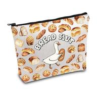Sourdough Baker Goose Cosmetic Bag Bread Slut- Lover Gift Sourdough Starter Makeup Bag Goose Baking Gift (Bread Slut-UK)